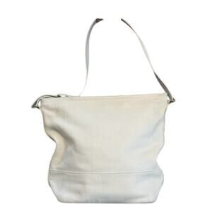 RETAIL $525 Furla White Leather Hobo*Beautiful pebbled leather*Shoulder bag